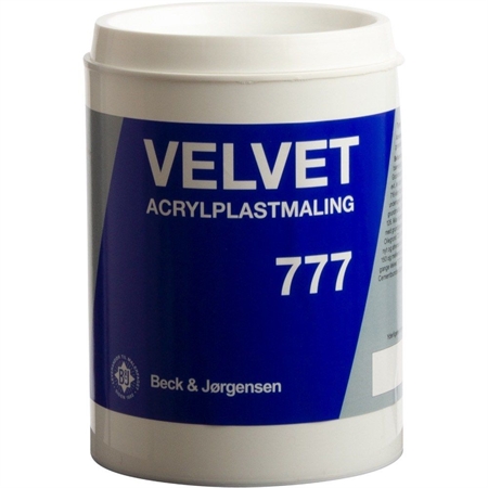 B&J 777 Velvet Acrylplastmaling 1 Liter thumbnail