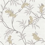 Arche 33301 - Tapet med blomstergrene