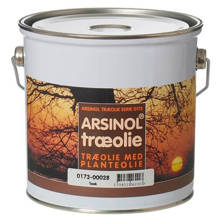 Arsinol Træolie 2,5 Liter Teak thumbnail