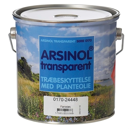 Arsinol Transparent Træbeskyttelse 2,5 Liter - Ludfarve thumbnail