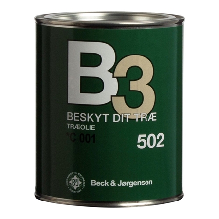 B3 502 Træolie 0,9 Liter thumbnail