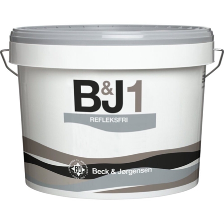 B&J 1 Refleksfri Loftmaling 9 Liter fra Beck & Jørgensen