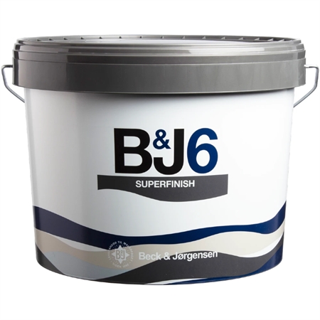 Beck og Jørgensen B&J 6 mat acrylplast vægmaling loftmaling kan tones 10 liter