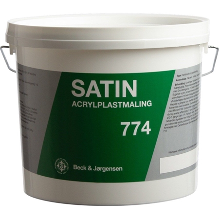 B&J 774 Satin Acrylplastmaling 2,7 Liter thumbnail