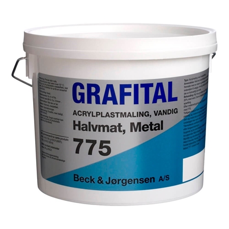 B&J 775 Grafital Sølvmaling 2,7 Liter thumbnail