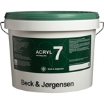 B&J Acryl 7 Vægmaling - God dækkeevne, halvmat overflade, god fylde, både grunder og slutmaling glans 7