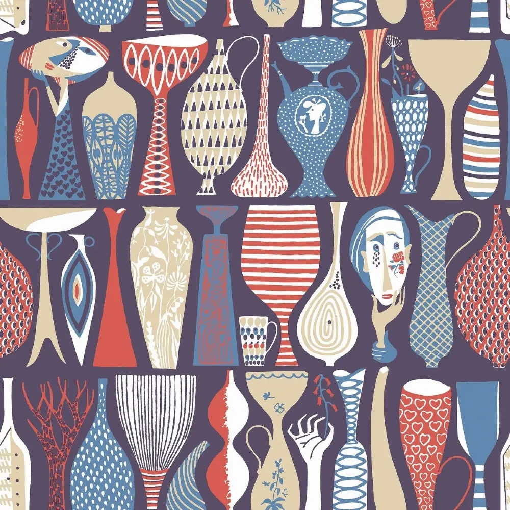 Boråstapeter - 1760 Pottery