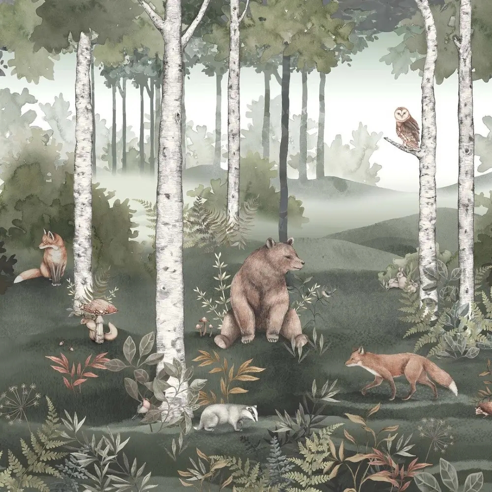 Boråstapeter - 6943 Wild Forest Mural
