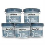 DecoFREE 5 Allergivenlig Vægmaling 5 x 9 Liter (Storkøb)