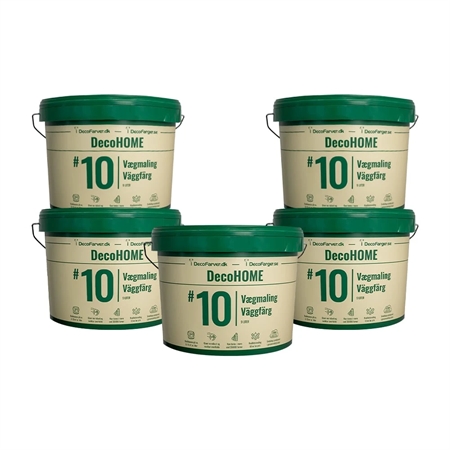 DecoHOME 10 Vægmaling 5 x 9 Liter (Storkøb)