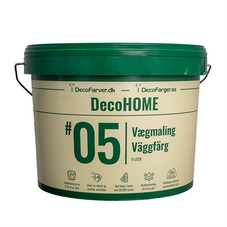 DecoHOME 5 Vægmaling 9 Liter