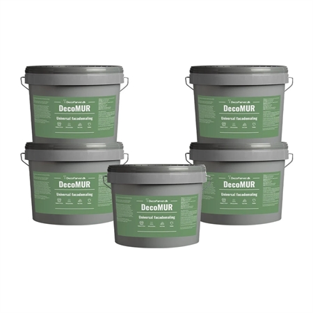DecoMUR Universal Facademaling 5 x 9 Liter (Storkøb)