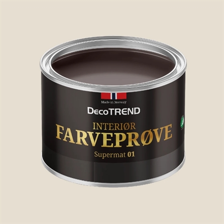 DecoTREND Farveprøve 0,45 Liter - 010 Sand