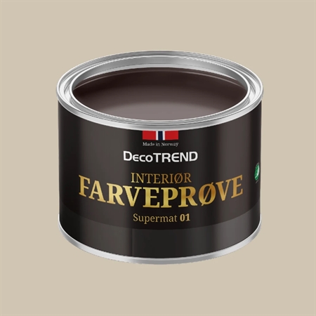 DecoTREND Farveprøve 0,45 Liter - Sand 1140