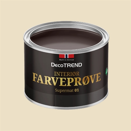 DecoTREND Farveprøve 0,45 Liter - 801 Ivory Whisper