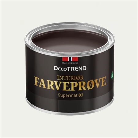 DecoTREND Farveprøve 0,45 Liter - Klassisk Hvit 9918