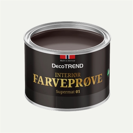 DecoTREND Farveprøve 0,45 Liter - S 0300-N Lys Råhvid