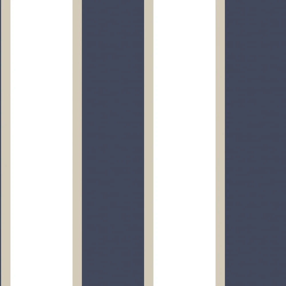 Galerie G67550 – Formal Stripe Cream/Navy