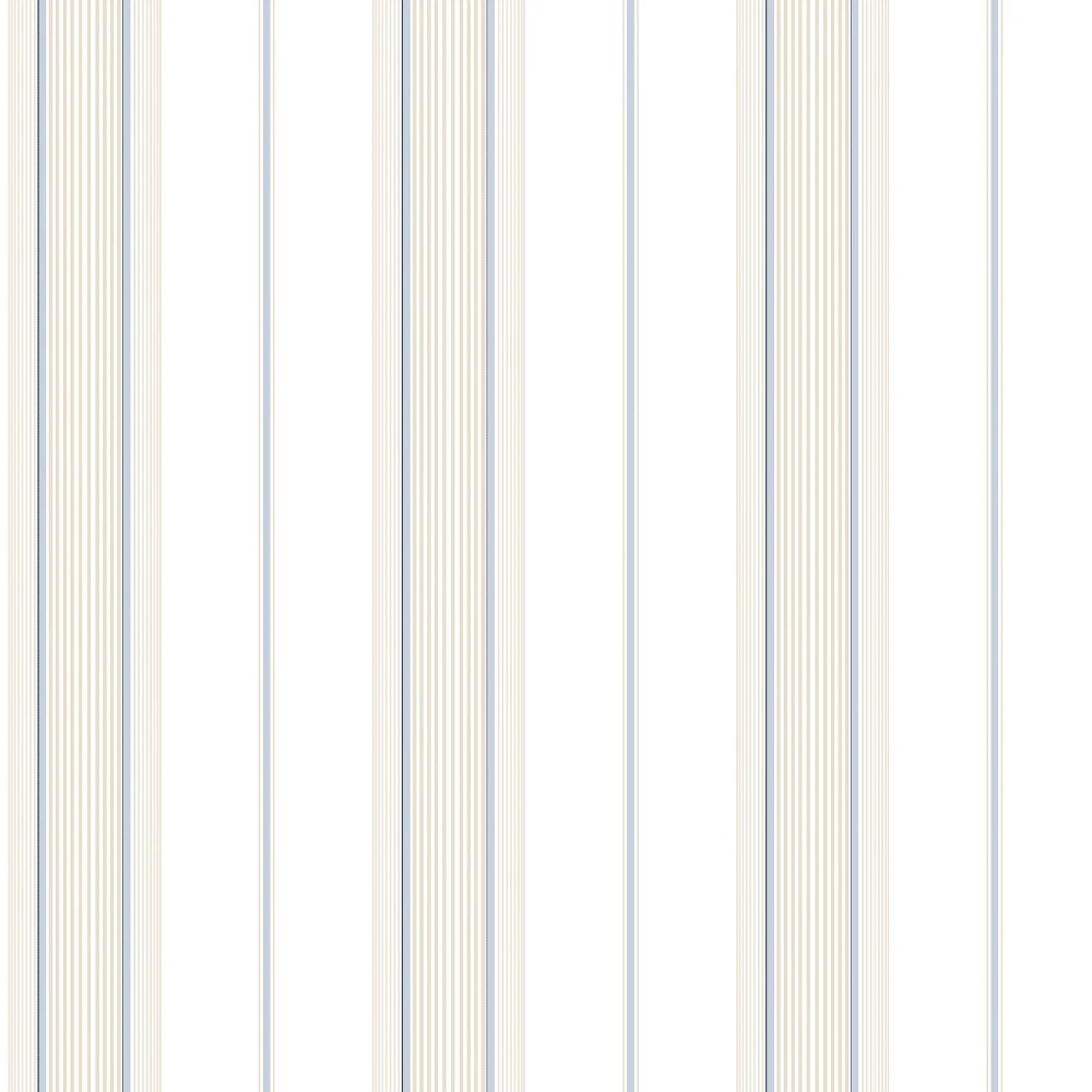 Galerie G67573 – Slim Stripe Blue/Beige