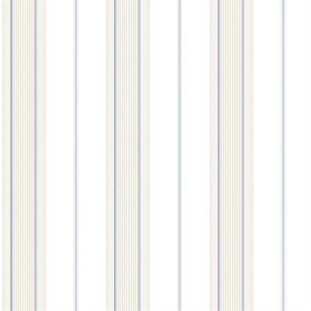 Galerie G67573 – Slim Stripe Blue/Beige