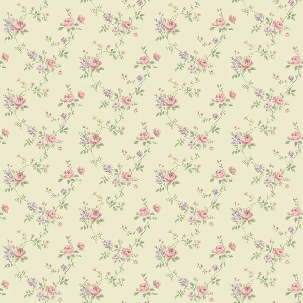 Galerie G67895 - Multi Floral Trail Green