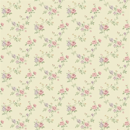 Galerie G67895 - Multi Floral Trail Green