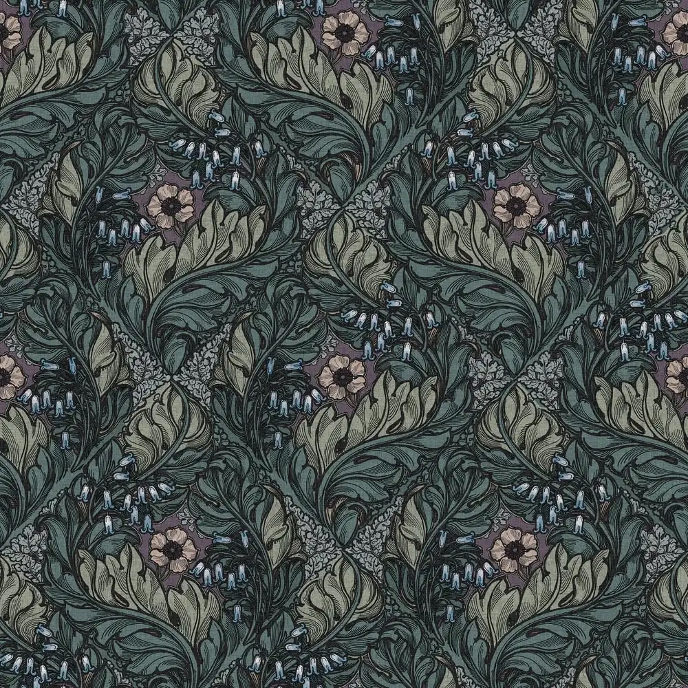 Galerie LB25105 - Rambleicious Green/Purple