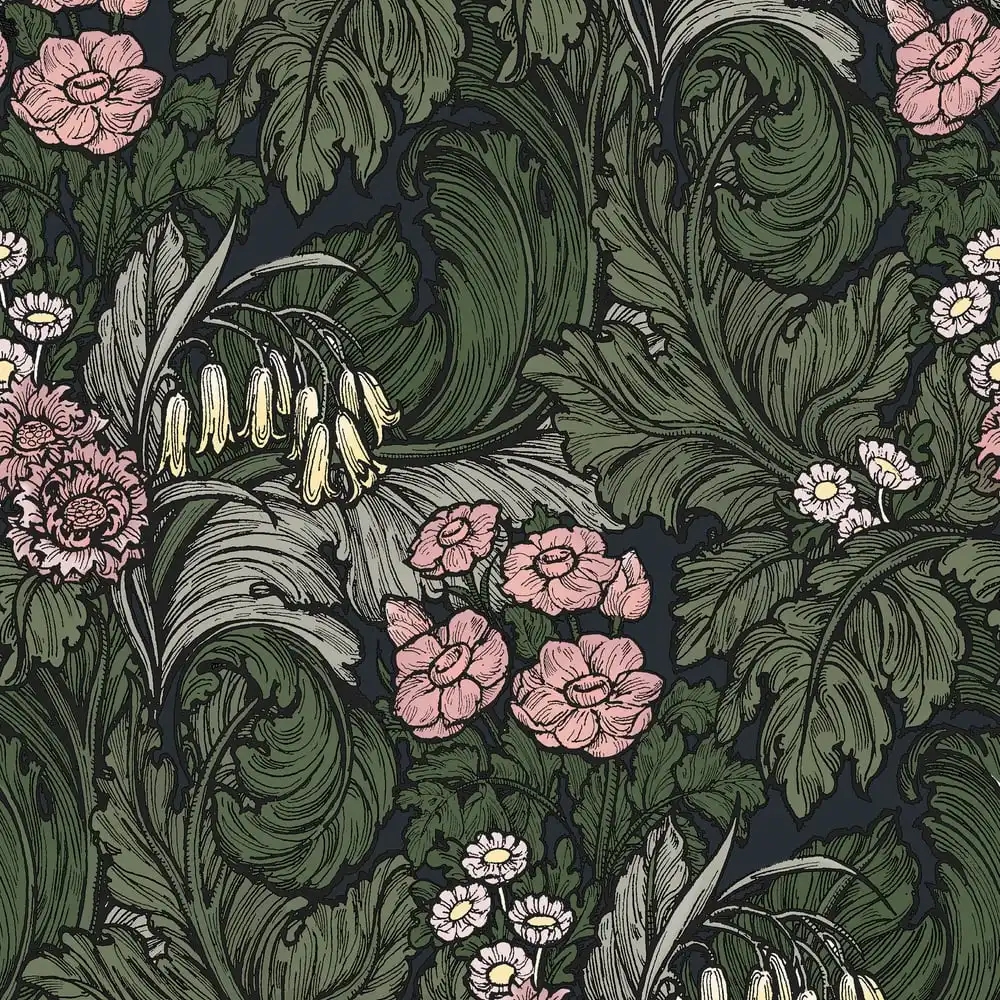 Galerie LB25138 - Hedgerovia Pink/Green