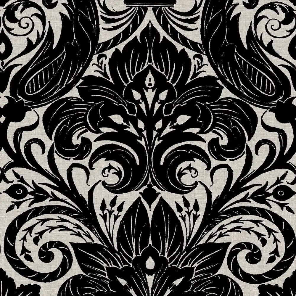 Galerie LB25166 - Damask Sauvage Black