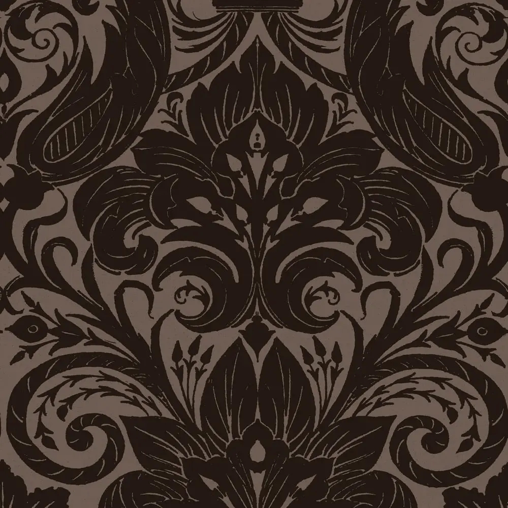 Galerie LB25168 - Damask Sauvage Bronze/Brown