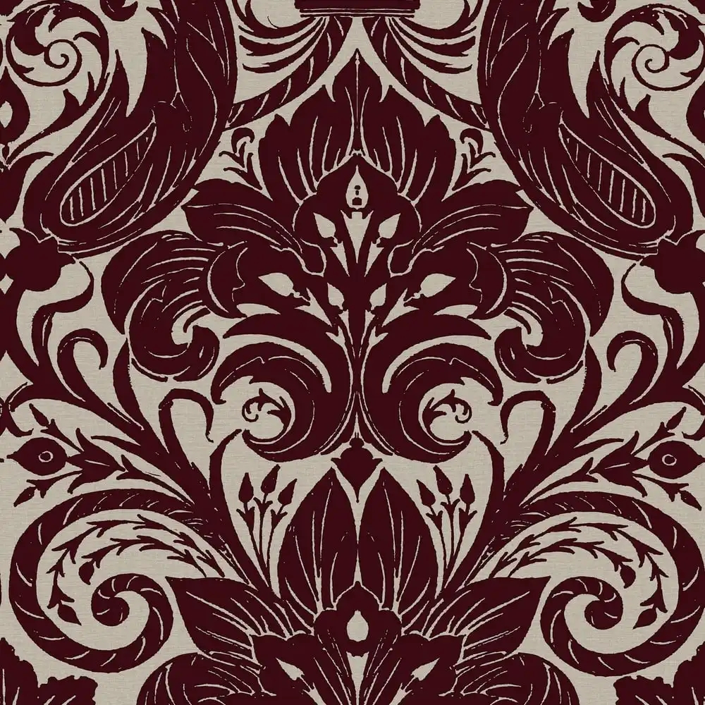 Galerie LB25170 - Damask Sauvage Red