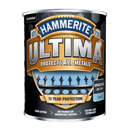 Hammerite Ultima Metalmaling 750 ml - Ral 9016 thumbnail