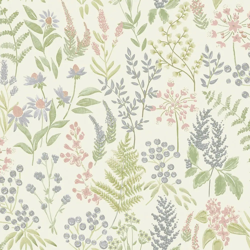 Holden 91681 – Calvert Meadows Pink/Cream