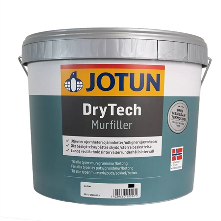Jotun DryTech Murfiller Hvid 9 Liter