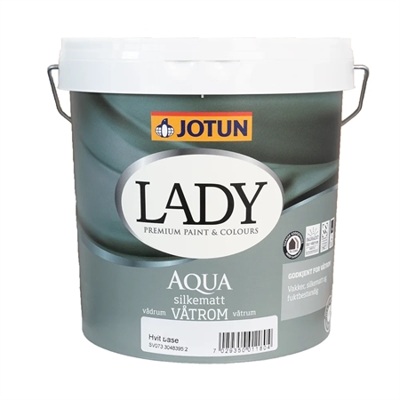 Autonomi Lull kulstof Jotun Lady Aqua Vådrumsmaling (Høj kvalitet) | Køb online »