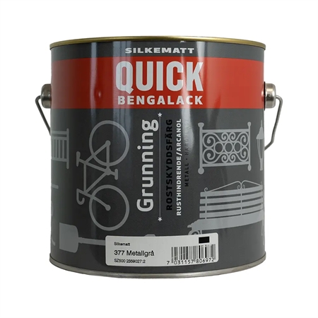 Jotun Quick Bengalack Metalgrunder 3 Liter - Sort thumbnail
