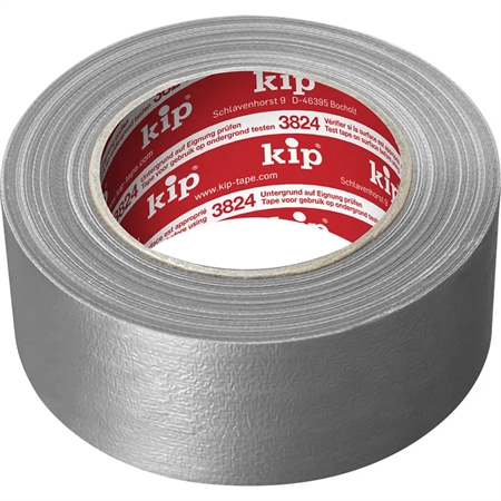 Kip 3824 gaffatape 48 mm, grå farve, ideel til stærk og holdbar forsegling