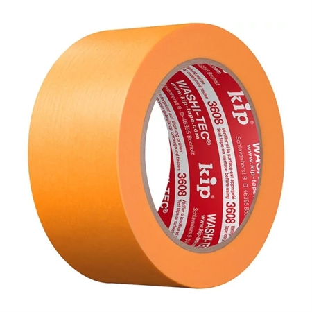 Kip Washi-TEC malertape 48 mm, orange farve, perfekt til præcist malerarbejde
