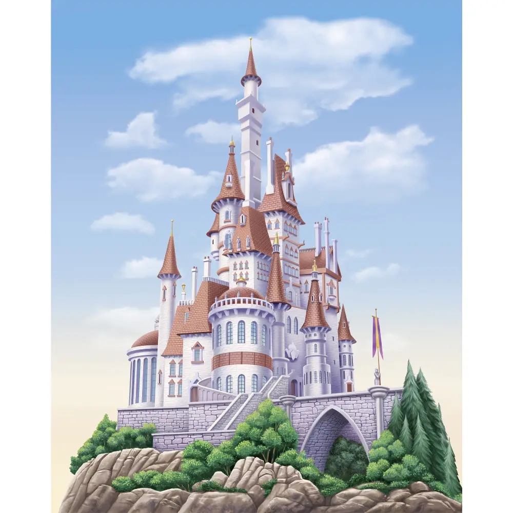 Disney Fototapet - Skønheden og Udyret