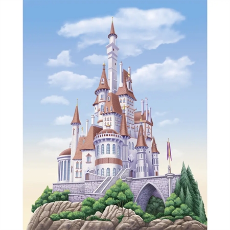 Disney Fototapet - Skønheden og Udyret