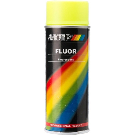 Motip Fluorescerende Spraymaling 400 ml Gul thumbnail