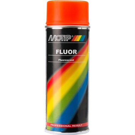 Motip Fluorescerende Spraymaling 400 ml Rød/Orange thumbnail