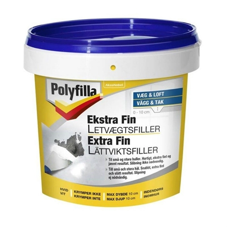 Polyfilla Ekstra Fin Letvægtsfiller 600 ml