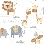 OUTLET: Tapetcompagniet - Lion Friends tapet