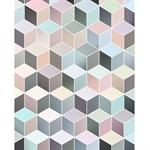 OUTLET: Komar Fototapet - Cubes Pastel