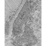 OUTLET: Komar Fototapet - New York City Map