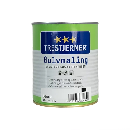 Trestjerner Gulvmaling Halvblank 0,68 Liter thumbnail