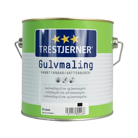 Billede af REST: Trestjerner Gulvmaling Mat 2,7 Liter