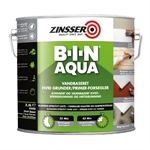 Zinsser B-I-N Aqua vandbaseret grunder og primer, effektiv til spærring af knaster, gennemslag og sikring af god vedhæftning