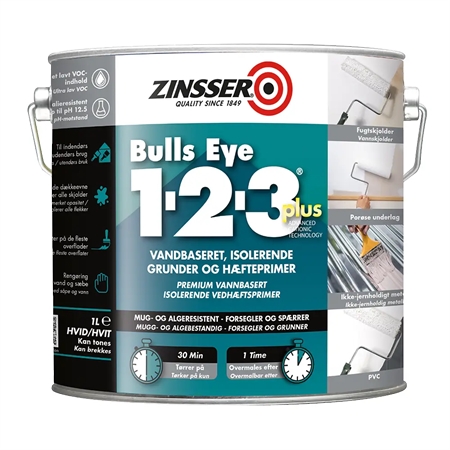 Zinsser Bulls Eye 1-2-3 Plus Primer 2,5 Liter